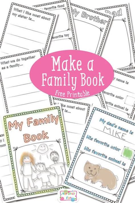 My Family Booklet Printable